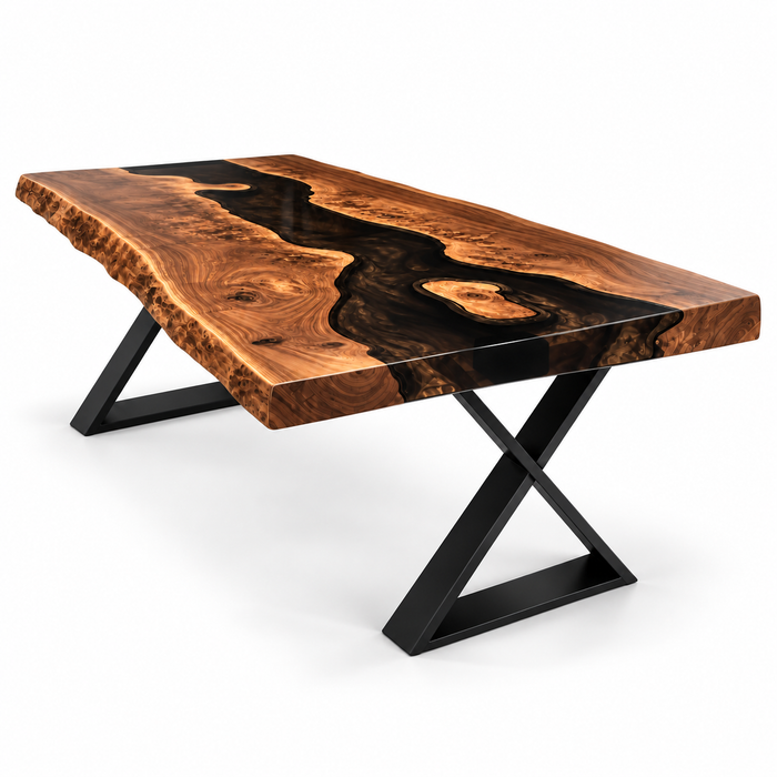 Epoxy Spisebord – Sort Epoksy